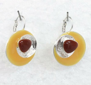 Boucle d'oreilles Algores jaune