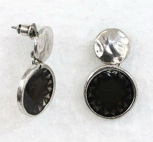 Boucle d'oreilles Adhara noir