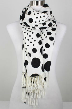 Foulard Selenga blanc