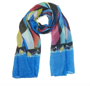 Foulard Clio bleu