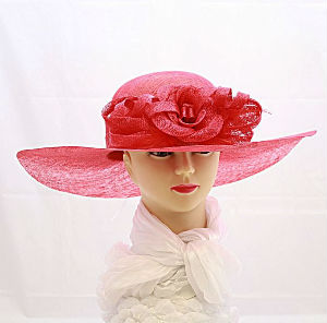 Chapeau Chantilly rouge