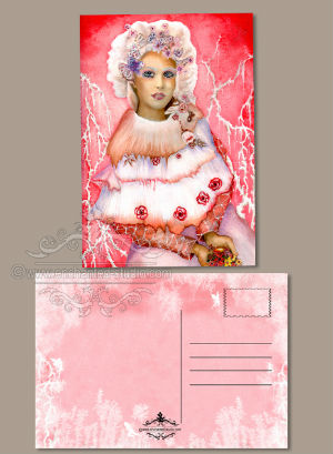 Carte postale Spring frozen love