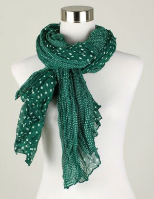 Foulard Amazone vert