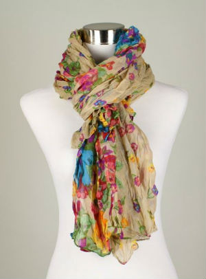 Foulard Columbia beige