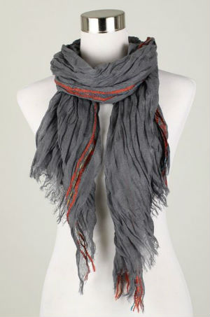 Foulard Casamance gris