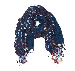 Foulard Lazuli bleu