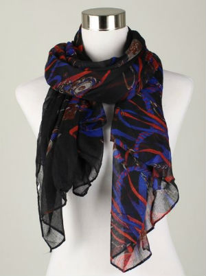 Foulard Hudson noir