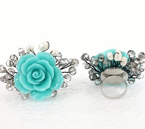 Bague Rosae turquoise