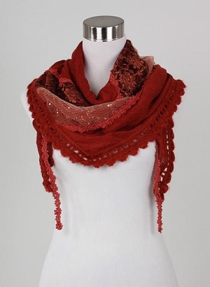 Foulard Sanaga rouille